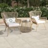 wicker bistro set