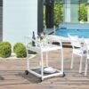 patio serving cart