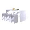 7 piece outdoor bar table set