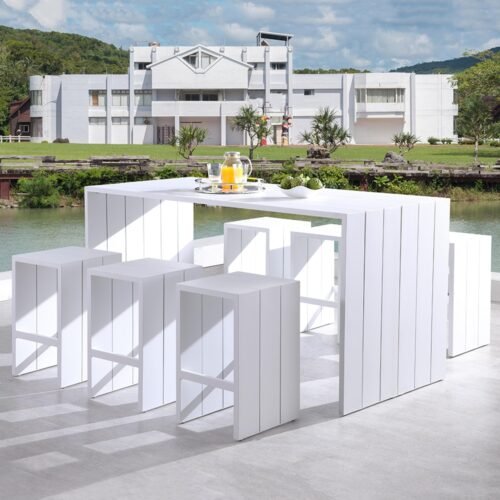 aluminum outdoor dining set