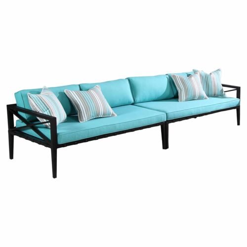 aluminum outdoor sofa