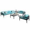 aluminum outdoor sofa