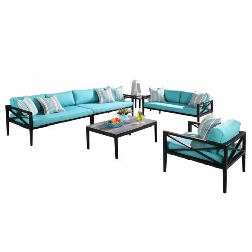 aluminum outdoor sofa