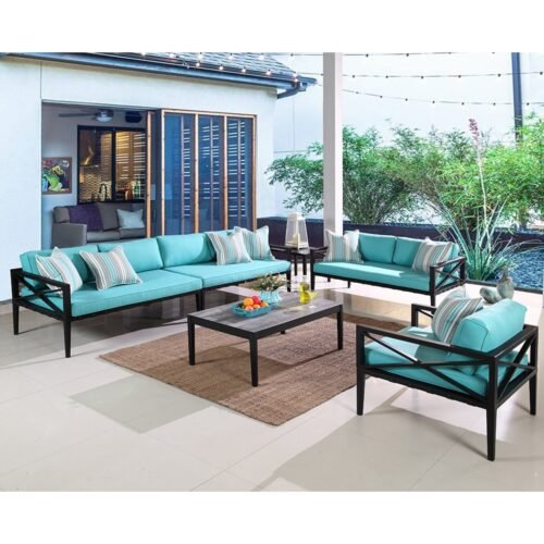 aluminum outdoor sofa