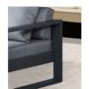 black outdoor sofa