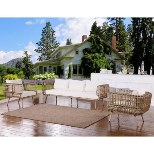 wicker sofa outdoor