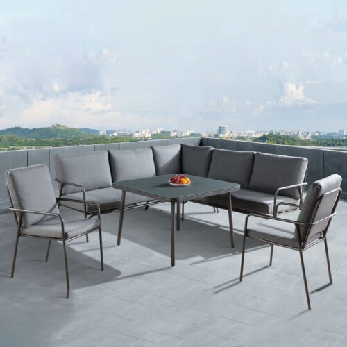 corner sofa dining table set