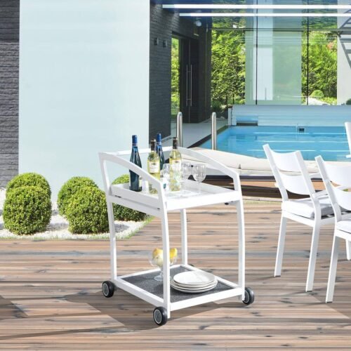 patio serving cart