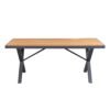 rectangular outdoor dining table