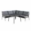 gray outdoor dining table