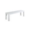 outdoor dining table bench