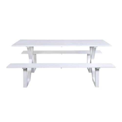 outdoor dining table benches