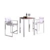 outdoor bar height bistro set
