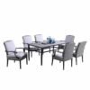 farmhouse outdoor dining table