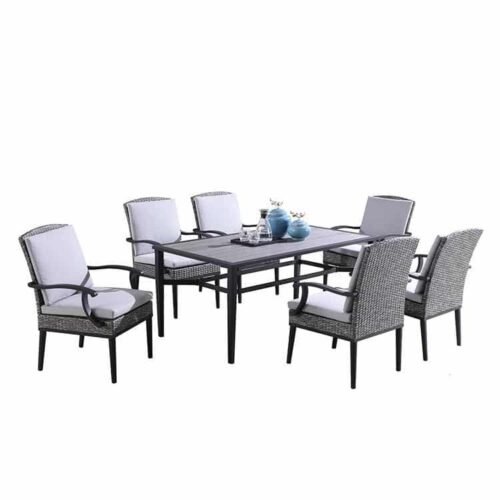 farmhouse outdoor dining table