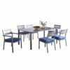 modern outdoor dining table set