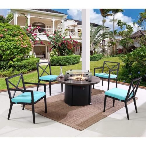 natural gas fire pit table