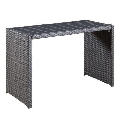 outdoor wicker dining table