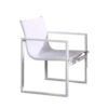 white outdoor dining table