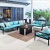 outdoor propane fire pit table