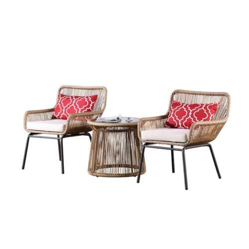 JIAHE Small Space Rattan Bistro Set OD21-127（3）
