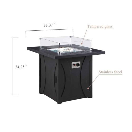 modern fire pit