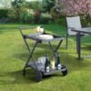 serving cart with wheels