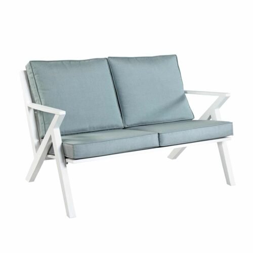 outdoor white sofa