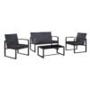 outdoor metal sofa