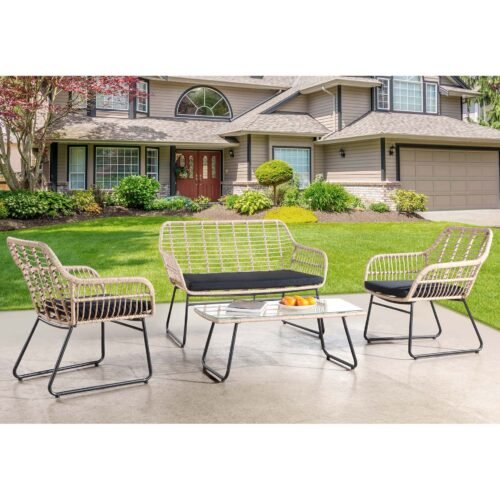 rattan outdoor sofa
