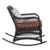 outdoor wicker rocking chair