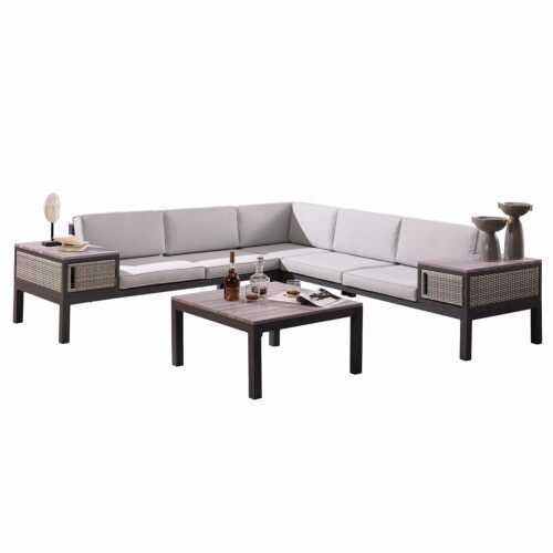 wicker patio sofa