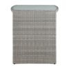 wicker outdoor dining table