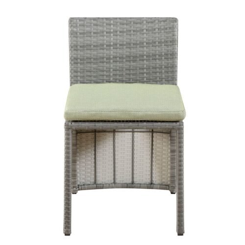 wicker outdoor dining table