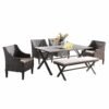 outdoor farmhouse dining table