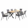 rectangle outdoor dining table