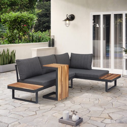 Garden Modular Sofa Lounge Set 3pcs-1