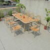 Dining table set