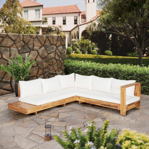 Outdoor Acacia Wood Sofa Set