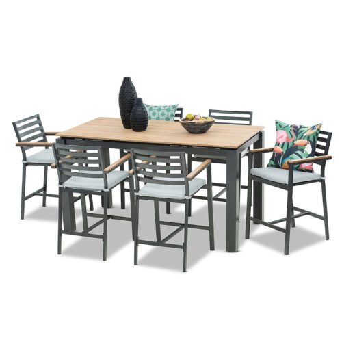 7 Piece Outdoor Bar Table Set OD977 - Image 3