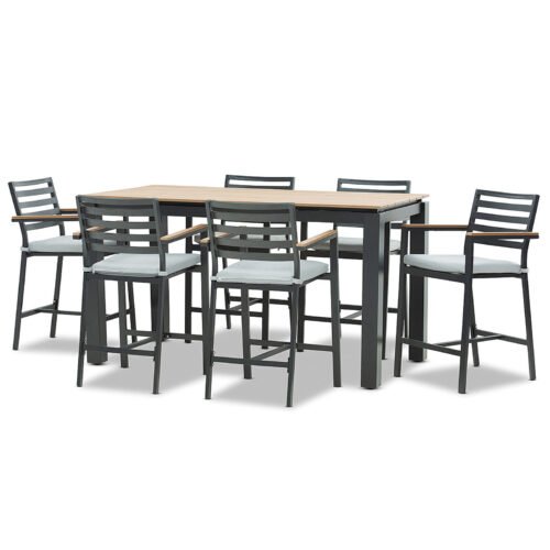 7 Piece Outdoor Bar Table Set OD977 - Image 4