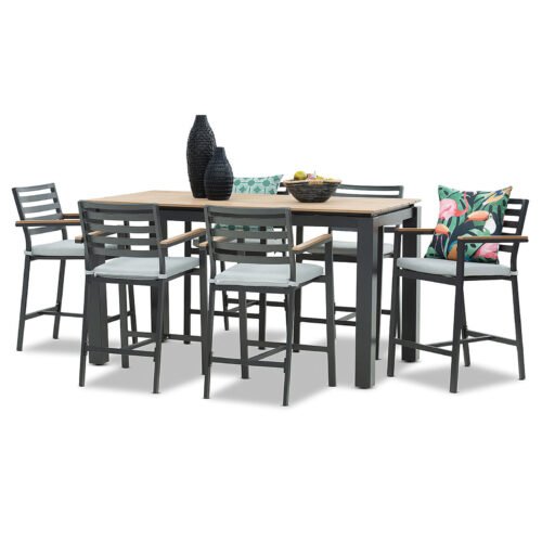 7 Piece Outdoor Bar Table Set OD977 - Image 2