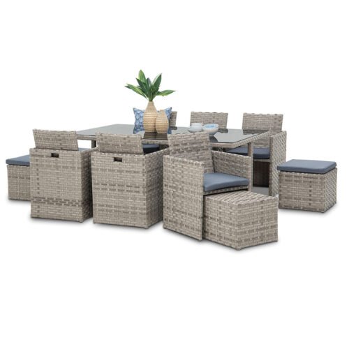 11 Piece Outdoor Dining Table Set OD975 - Image 5