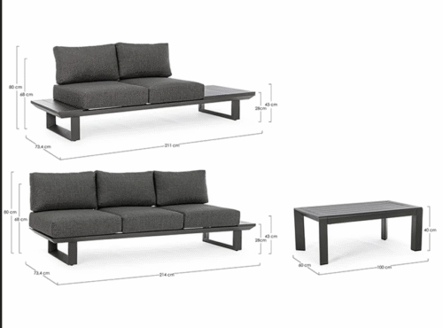 Outdoor Sofa Lounge Set OD981 - Image 5