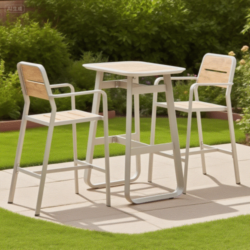 outdoor bar table set