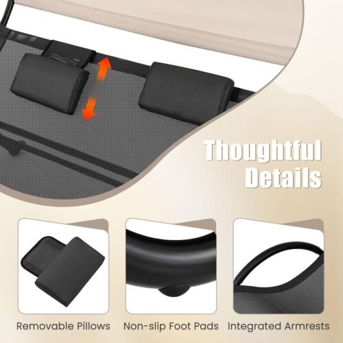 Outdoor Chaise Lounge Rocking Daybed with Sun Shade Canopy 0 The Premier Patio Outdoor Furniture Manufacturer