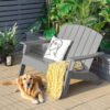 Patio Adirondack Chair Loveseat Bench