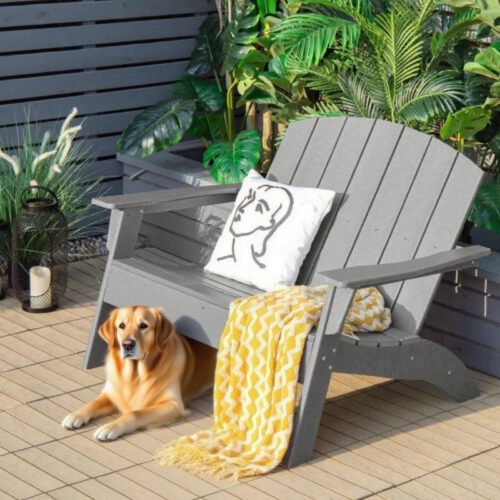 Adirondack Loveseat Bench Chair 7 The Premier Patio Outdoor Furniture Manufacturer
