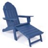 Blue Adriondack chair