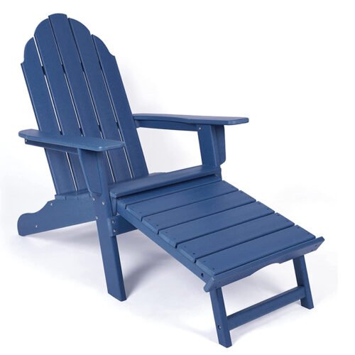 Blue Adriondack chair